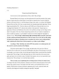 You could also take a stand on whether the drug is harmful to users. War On Drugs Position Paper Rodrigo Duterte Justice