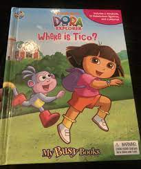 Dora explorers backpack surprise from nickelodeon dora the explorer lol dolls fashems stackems. Nickelodeon Dora The Explorer Where Is Tico Busy Book With 10 Of 12 Figures For Sale Online Ebay