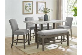 Dark cherry counter height dining room set junipero set of 2 counter height chairs.,,shop junipero 5 piece counter height dining set at wayfair. Steve Silver Grayson 400 11709 1 402 11709 2 431 11709 3 432 11709 4 Counter Height Dining Set With Bench Furniture Fair North Carolina Table Chair Set With Bench