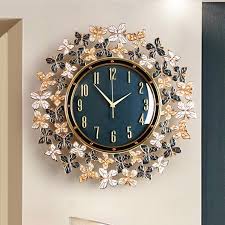 Round Luxury Design Wall Clock Bedroom