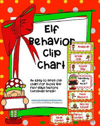 Elf On A Shelf Behavior Clip Chart