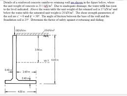 Solved Details Of A Reinforced Concrete