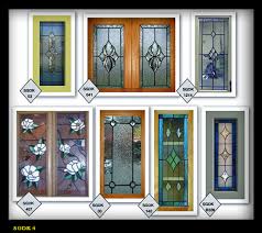 Lead Stain Glass Cabinet Door Inserts 2
