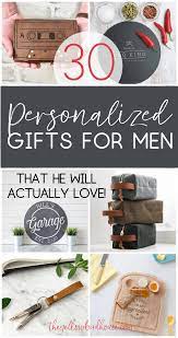 30 unique personalized gifts for men