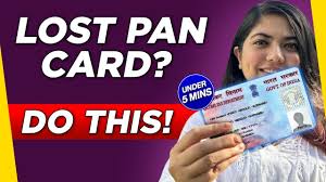 how to get lost pan card pan
