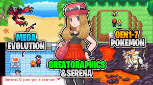 New Pokemon gba rom hack with Mega evolution/Amazing Graphics/Gen 1 to 7  Pokemon/Serena & more...... - YouTube
