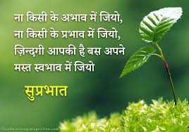 Well, our team has crafted very beautiful good morning pictures with hindi quotation on them. Inspirational Good Morning Image With Shayari In Hindi