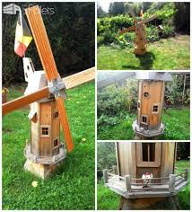 wooden homemade garden windmill laptrinhx
