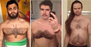 chest hair art is the hottest new trend