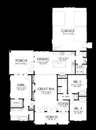 Modern Prairie House Plan 1184a The