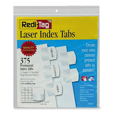 redi laser printable index tabs
