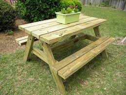 Picnic Table Plans For A Perfect