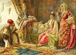 rug merchant oil painting reions