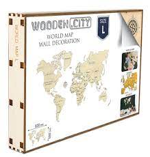 Il y a 17 produits. Carte Du Monde En Bois Taille L Puzzle 3d De Wooden City Livre Decitre
