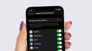 An app screenshot or iphone mockup. How To Turn Off Background App Refresh On Android Iphone Asurion