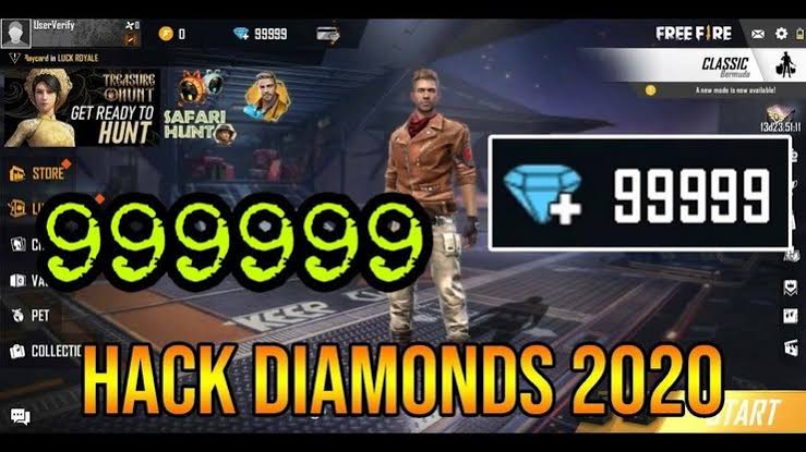 Free fire unlimited diamond hack app 2020
