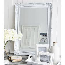 Large White Wall Mirror Landscape