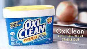 remove blood stains with oxiclean