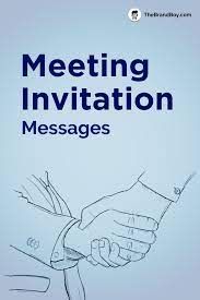 380 best meeting invitation messages