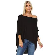 Isaac Liev Batwing Loose Oversized Blouse Top S Xxxl Made