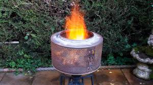 Shropshire made charcoal chimney with long oak handle.the quickest way to light an outdoor hob, bbq , fire pit, outdoor or pizza oven or similar. How To Make A Washing Machine Drum Fire Pit With Bbq Grill Youtube