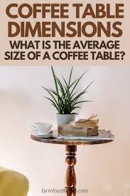 A Coffee Table Dimensions
