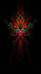 dark iphone psychedelic art fractal