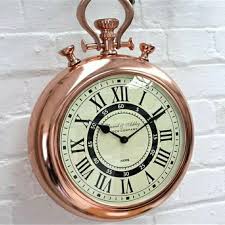 Copper Plating Antique Wall Hanging Watches