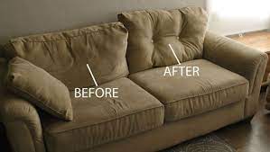 plump up saggy couch cushions with just