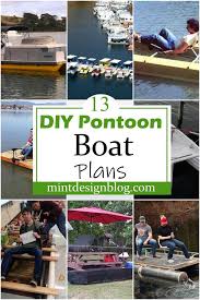 13 diy pontoon boat plans mint design