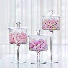 European High Grade Glass Candy Jar