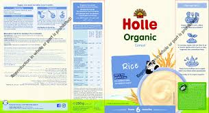 organic wholegrain cereal rice holle