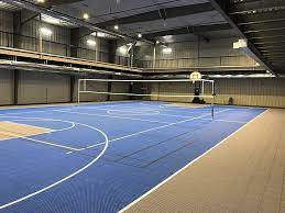 patterned pvc volleyball court flooring