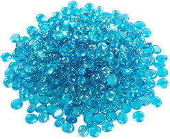grisun caribbean blue fire glass beads