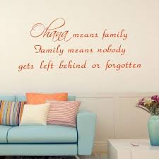 Ohana Means Family Wall Sticker