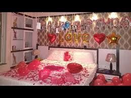 romantic birthday surprise room