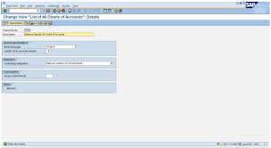 How To Create A Chart Of Accounts In Sap