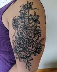Check spelling or type a new query. Floral Tattoo By Mwunders My Family S Birth Month Flowers Tattoo