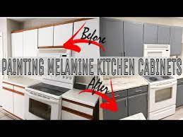 painting melamine cabinets the right
