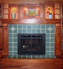 Fireplace Arts Crafts Mantle