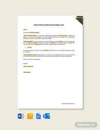Legal resident or citizen writes to invite their foreign relative to their home. Free Visa Invitation Letter Templates Customize Download Template Net