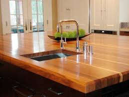 Proper stain application is vital to prevent blotching or colors that are not even. Butcher Block And Wood Countertops Hgtv