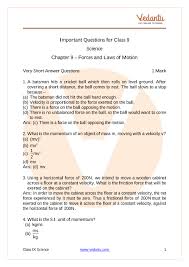 Cbse Class 9 Science Chapter 9 Force