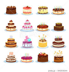 Cake birthday icon cartoon vector. Happy fun.... - Stock Illustration  [94093644] - PIXTA