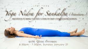 leap yoga nidra sankalpa with gena