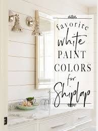 White Paint Colors 5 Favorites For
