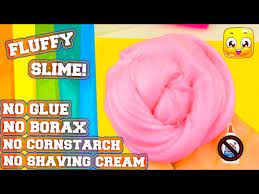 fluffy slime no glue no borax no
