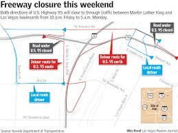 How To Deal With Us 95 Weekend Closures In Central Las Vegas