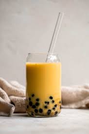 mango bubble tea ahead of thyme