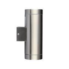 outdoor light brushed stainless steel